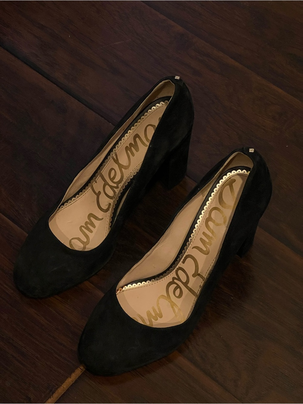 Sam Edelman Pumps Stillson 8.5
Black Suede Round Toe Block Heel